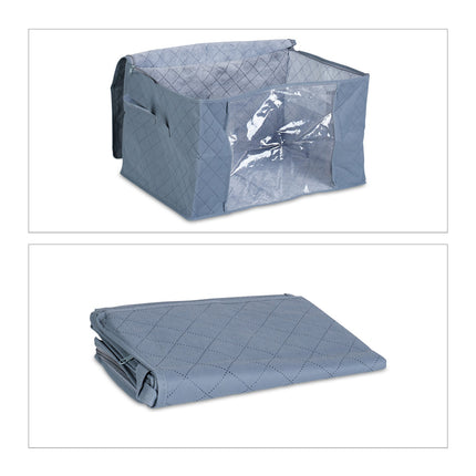 Sacs de rangement sous le lit avec poignées, lot de 6
