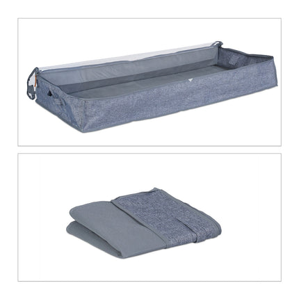 Sacs de rangement sous le lit, pliables avec fermeture éclair, lot de 3