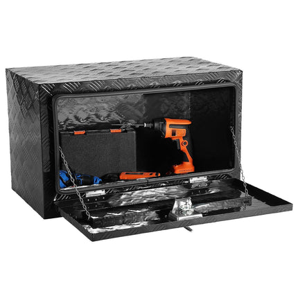 Underbody Truck Tool Box 36 x 14 x 16 in, Aluminum Lockable
