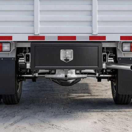 Underbody Truck Tool Box, Steel Waterproof, Lock, 27x10x10