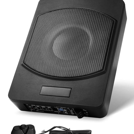Underseat Car Subwoofer 10-Inch, Powered 240W Peak