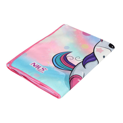 Serviette poncho licorne pour enfants - Douce et à séchage rapide