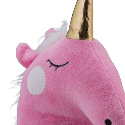 Butée de porte licorne rose