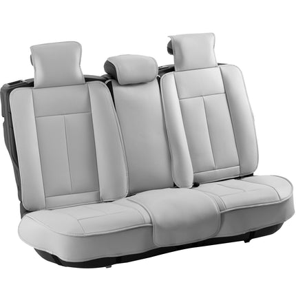 Universal Car Seat Covers, 13-Piece Faux Leather, Airbag Compatible