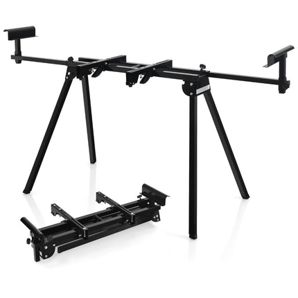 Support universel pliable pour scie à onglets, extensible jusqu'à 150 kg