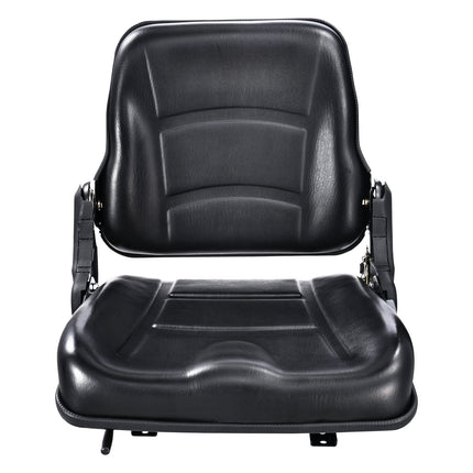 Universal Forklift Seat – Fold-Down Backrest, Safety Switch