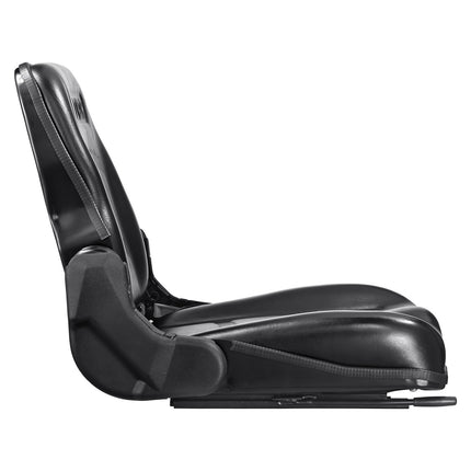 Universal Forklift Seat – Fold-Down Backrest, Safety Switch