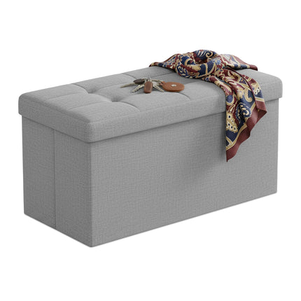 Banquette de rangement rembourrée - Pliable, deux places
