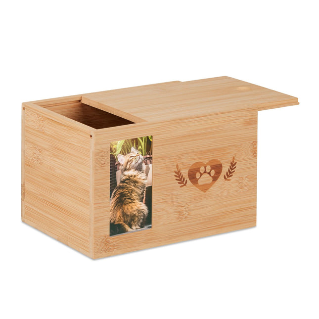Urne en bambou pour animaux de compagnie