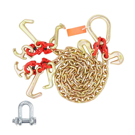 V Bridle Tow Chain 5/16 In x 3 Ft, 10,800 Lb WLL
