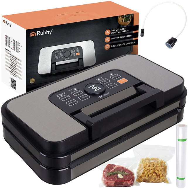 Machine sous vide 125 W, double pompe, coupe-vide intégré, 95 kPa