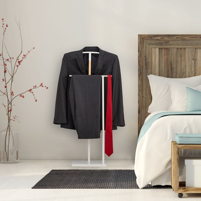 Valet de chambre blanc