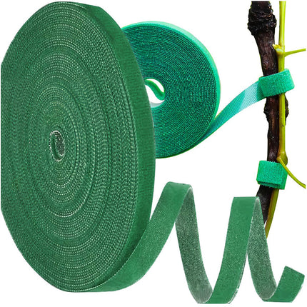 Ruban Velcro pour jardin, 5 m - Réutilisable et résistant aux intempéries