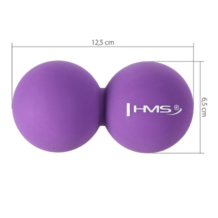 Balle de massage double violette - Soulage les tensions musculaires