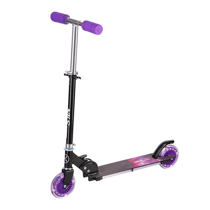 Lila Klapproller, höhenverstellbar, leichtgewichtig