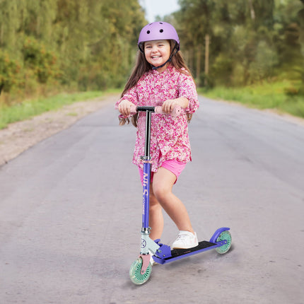 Trottinette Violet Kick, roues de 120 mm, hauteur réglable