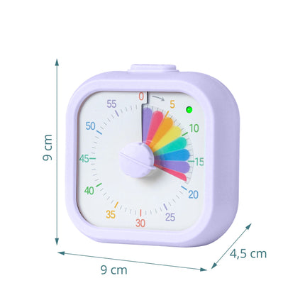 Visueller Timer für Kinder und Erwachsene, 60 Minuten, einstellbare Lautstärke
