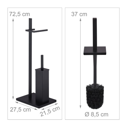 Ensemble WC avec 3 têtes de brosse de rechange
