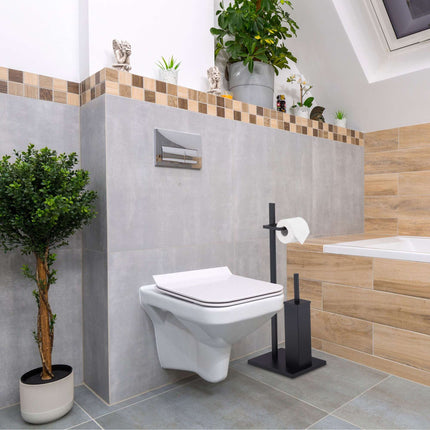 Ensemble WC avec 3 têtes de brosse de rechange