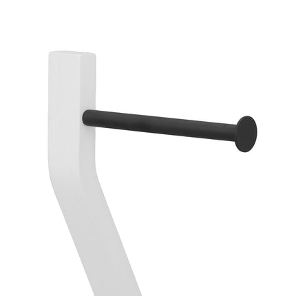WC-Stuhl schwarz/weiß