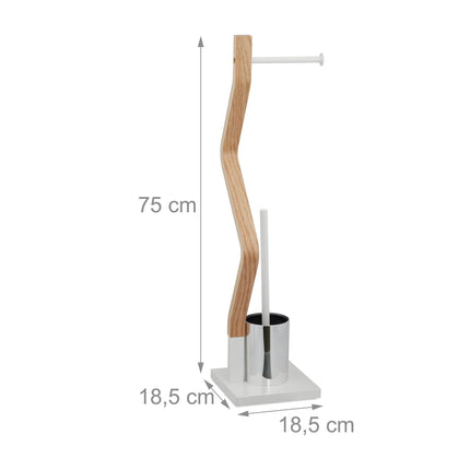 WC-Stuhl stehend weiß