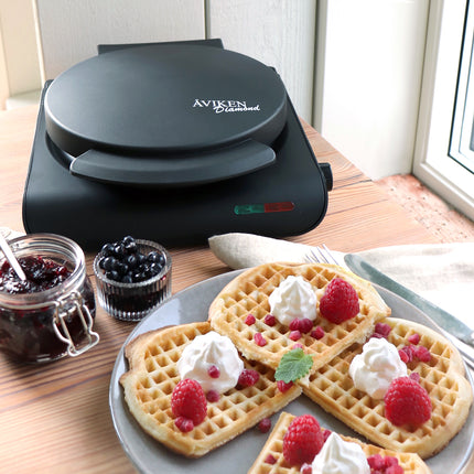 Waffle iron Single Diamond Black 907.2