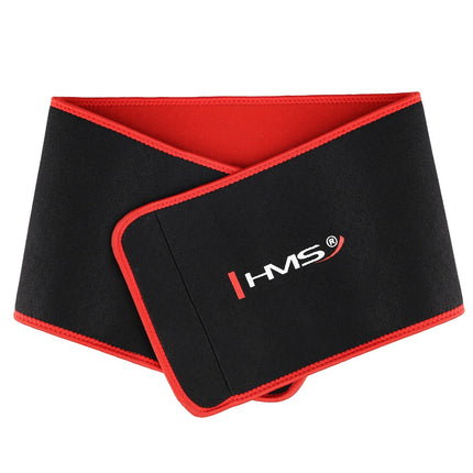 Ceinture de maintien à la taille, noir-rouge, ajustement réglable