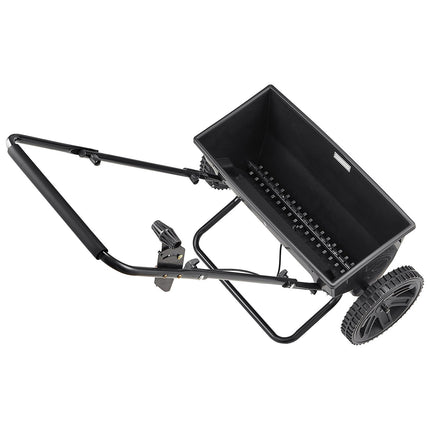 Walk-Behind Drop Spreader, 50 lb, 18 in, 10 Settings