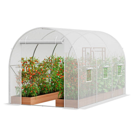 Walk-In Tunnel Greenhouse 2.9x2x1.9 m – PE Cover