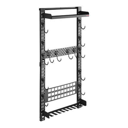 Wall-Mount Gun Rack for 5 Rifles, Steel, MOLLE Panel
