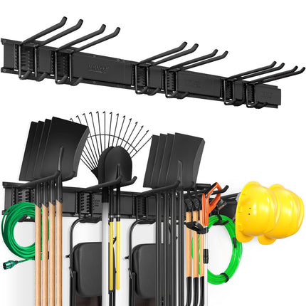 Wall-Mount Tool Organizer Rack, 48 in, 800 lb Capacity