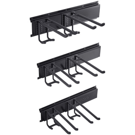 Wall-Mount Tool Organizer Rack, 48 in, 800 lb Capacity