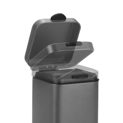 Poubelle murale de salle de bain, 3 L, fermeture automatique