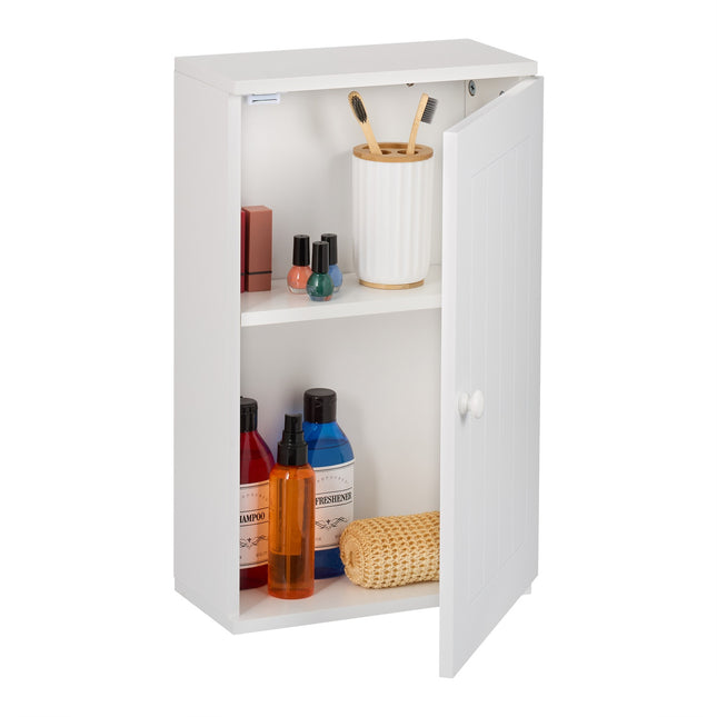 Wandmontierter Badezimmerschrank mit verstellbarem Regal