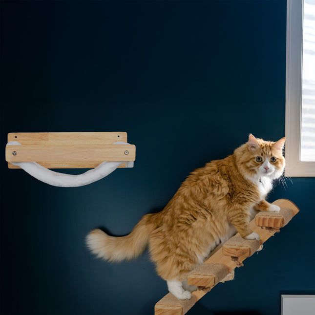 Hamac mural pour chat - Lit en peluche douce