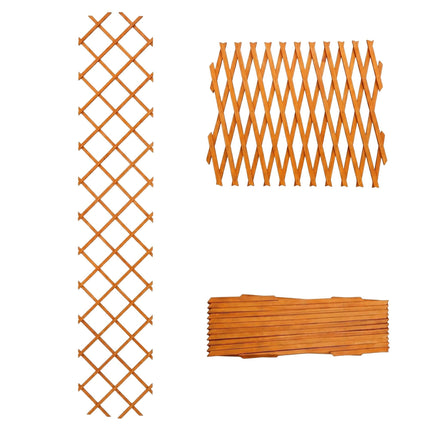 Wandmontierbares ausziehbares Spalier 3er-Set für Kletterpflanzen