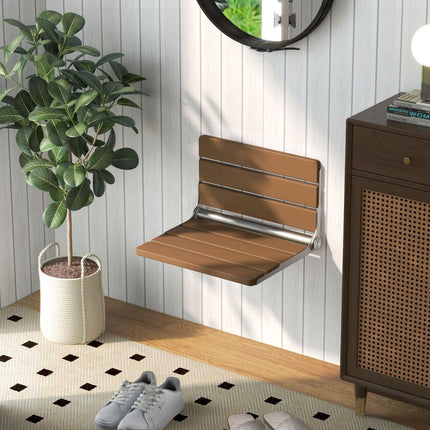 Banc de douche pliable mural, capacité de 150 kg