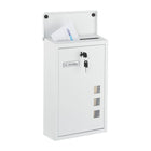 Wandbriefkasten mit Sichtfenstern