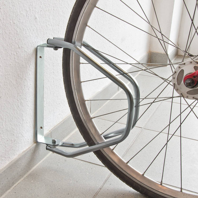 Ensemble de porte-vélos pivotants muraux en acier
