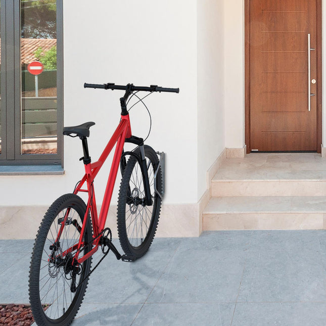 Ensemble de porte-vélos pivotants muraux en acier