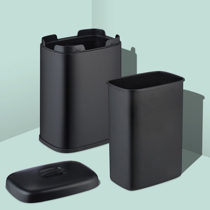Wandmülleimer, 5 l, abnehmbarer Deckel
