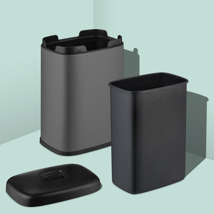 Wandmülleimer, 5 l, abnehmbarer Deckel
