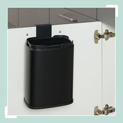 Poubelle murale, 5 L, couvercle amovible