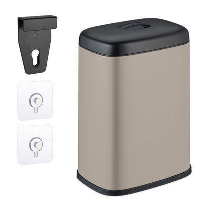 Poubelle murale, 5 L, couvercle amovible