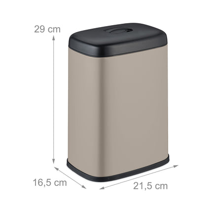 Poubelle murale, 5 L, couvercle amovible