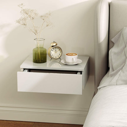 Wandmontierte Nachttische, Set, Schublade, Spanplatte