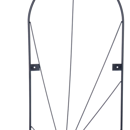 Ensemble de treillis mural, lot de 2, en acier thermolaqué pour plantes grimpantes
