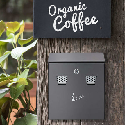 Cendrier mural en anthracite
