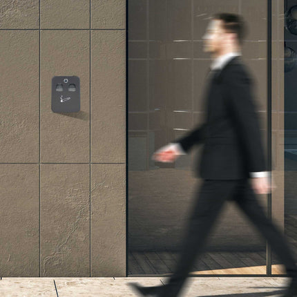 Cendrier mural en anthracite