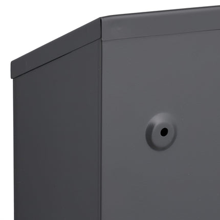 Cendrier mural en anthracite